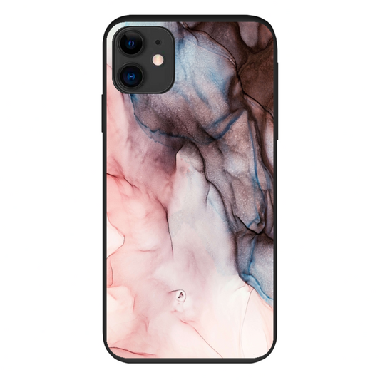 Coque anti-choc biodégradable pour téléphone - Marbre rose pale