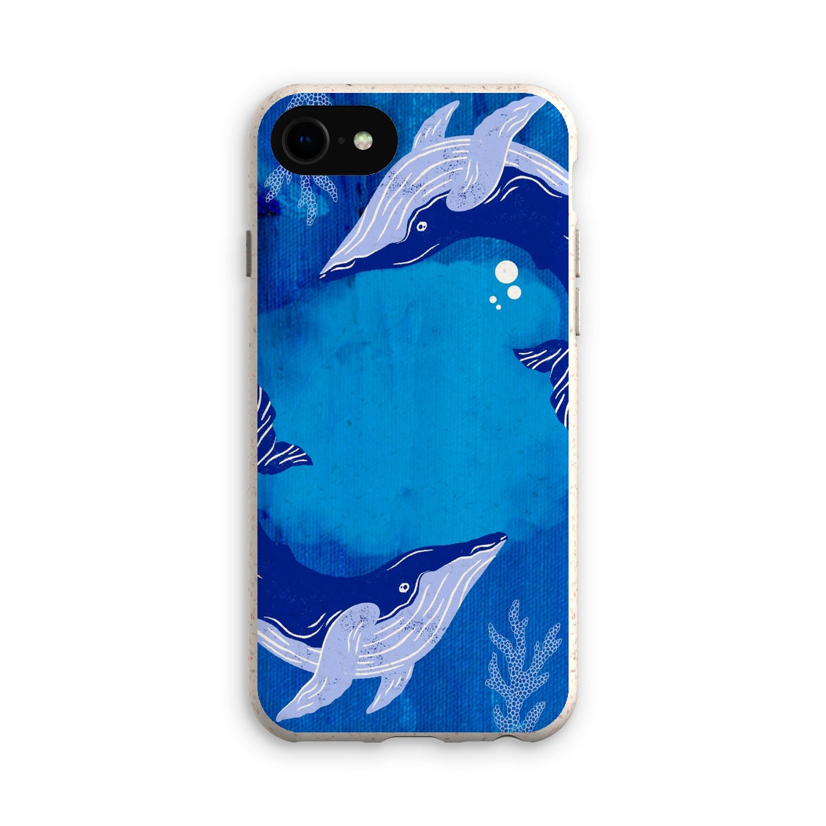 Biodegradable anti-shock phone case - Song of the whales