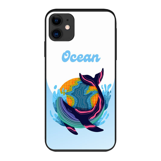 Coque anti-choc biodégradable pour téléphone - Océan