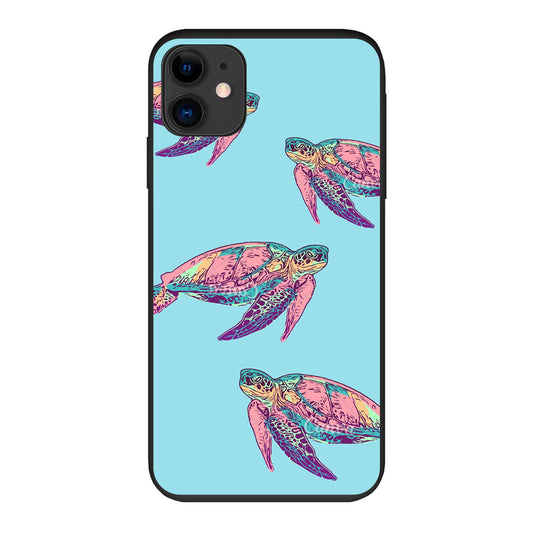 Coque anti-choc biodégradable pour téléphone - Tortues marines