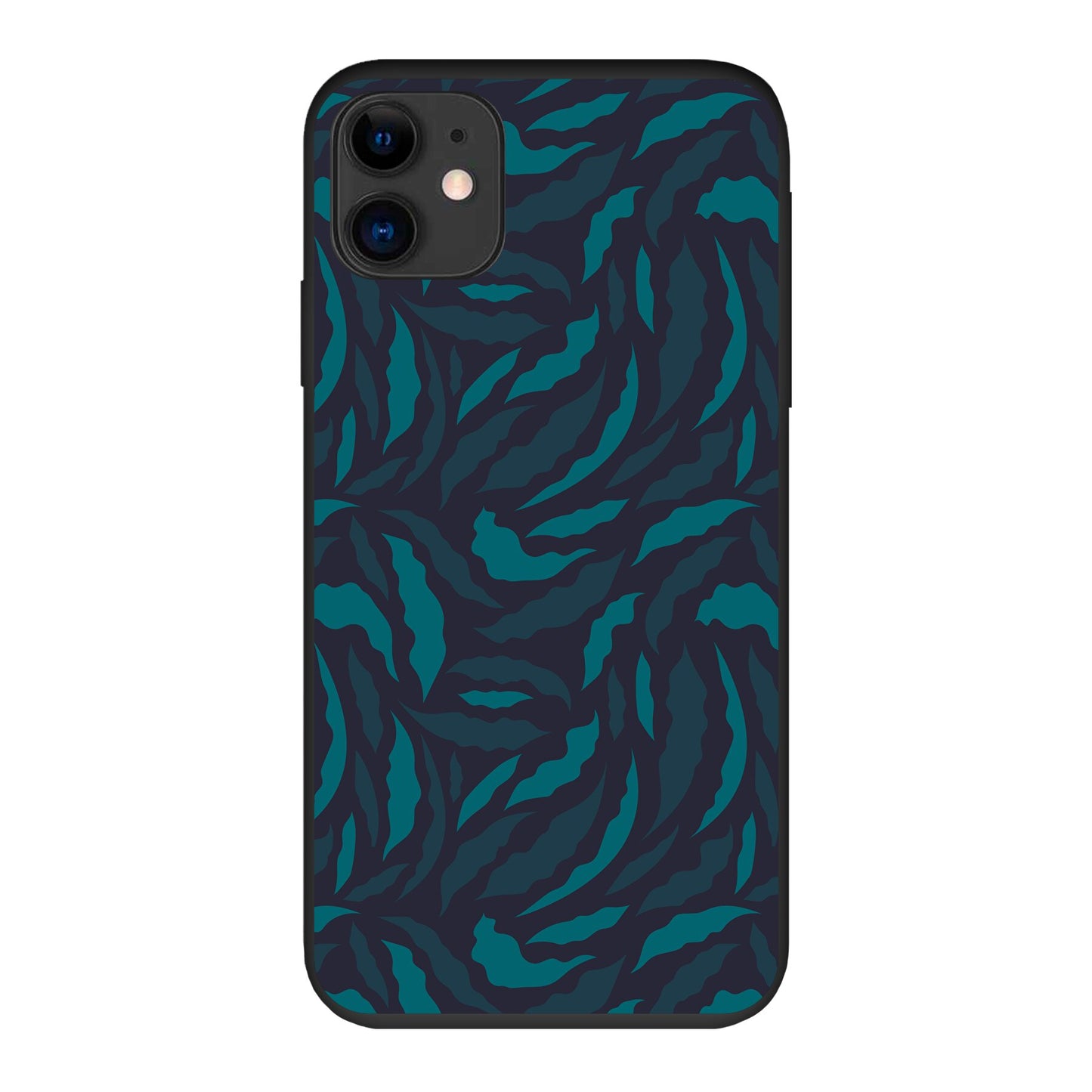 Coque anti-choc biodégradable pour téléphone - Feuilles tropicales