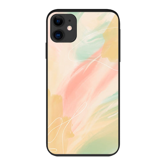 Coque anti-choc biodégradable pour téléphone - Orange pastel